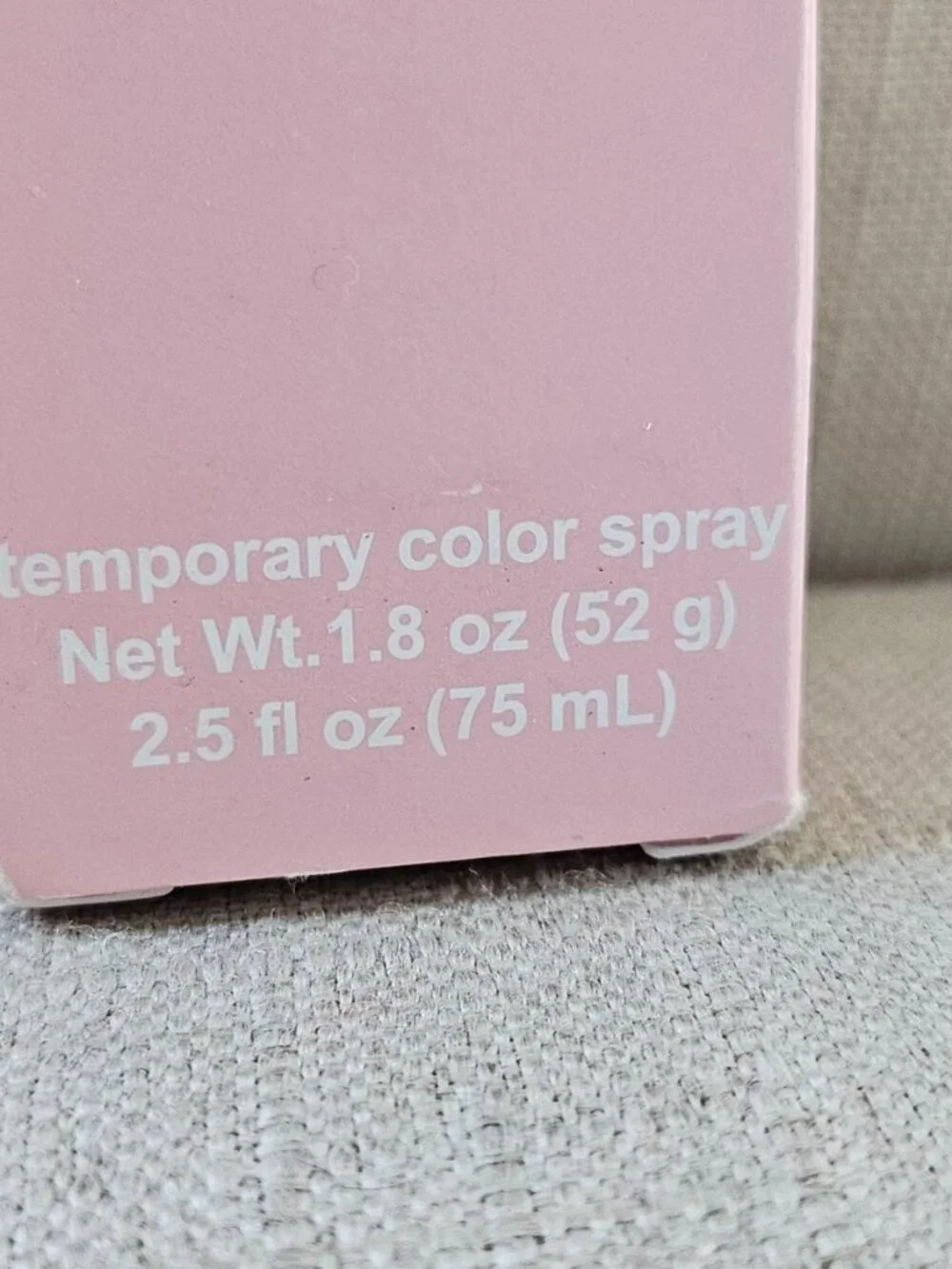 Lime Crime Unicorn Hair Rainbow Mist Temporary Color Spray Stormy 2.5 fl oz New